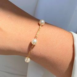 Pulseira de pérolas - P442 - Lojas das Revendedoras