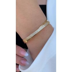 Bracelete trabalhado - P3254 - Lojas das Revendedoras