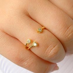 Anel Com Detalhe Na Zirconia - A10621 - Lojas das Revendedoras