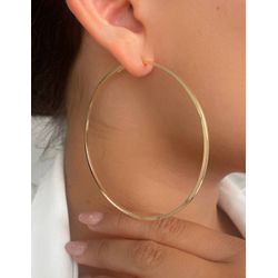 Argola lisa - B9620 - Lojas das Revendedoras