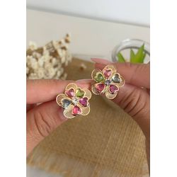 Brinco de Flor - B9619 - Lojas das Revendedoras