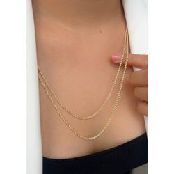 Colar Alongado Cabo De Aço 60CM - C7265 - Lojas das Revendedoras