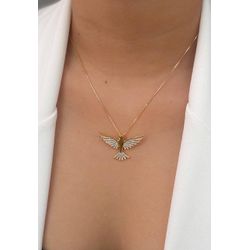 Colar Religioso Espirito Santo Cravejado - C7278 - Lojas das Revendedoras