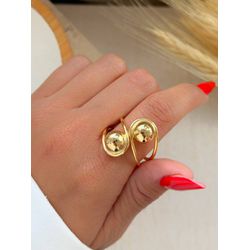 Anel Regulável com Esfera - A9849 - Lojas das Revendedoras