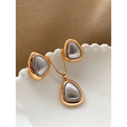 Conjunto orgânico dois banhos acetinado luxo - CON... - Lojas das Revendedoras