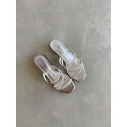 Tamanco Strass Prata - p1 - LET SHOES