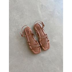 Rasteira Liz Marrom - m2 - LET SHOES