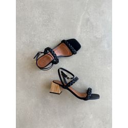 Sandália Cloe Preta - c1 - LET SHOES