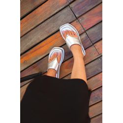 Chinelo July Prata - 007 - LET SHOES