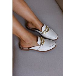 Mule Mirela Off White - 0097 - LET SHOES