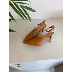 Scarpin Laís Caramelo - 0012C - LET SHOES