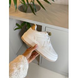 Tênis Style Branco/ Cobre - 001C0 - LET SHOES