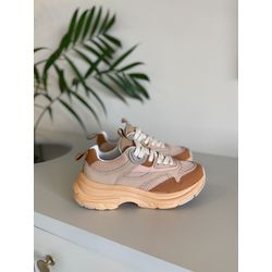 Tênis Sneaker Marrom - M102 - LET SHOES