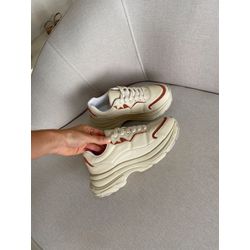 Tênis Sneaker Creme/Canela - C013 - LET SHOES