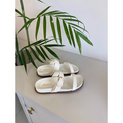 Papete Olivia Off White - 0122 - LET SHOES