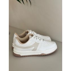 Tênis Feminino Style Branco/ Off White/ Creme - 25 - LET SHOES