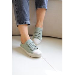 Tênis Feminino Confort Verde Kiwi - 477 - LET SHOES