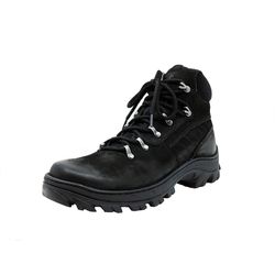 Bota Coturno Adventure em couro Mega boots 17001 Preto - Mega Boots | Botas e Coturnos em couro