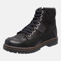 Bota Coturno em Couro Mega Boots 6029 Preto - Mega Boots | Botas e Coturnos em couro