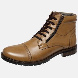 Bota Urbana em Couro Mega Boots Doce de Leite 50003 - Mega Boots | Botas e Coturnos em couro