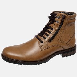 Bota Urbana em Couro Mega Boots Doce de Leite 50004 - Mega Boots | Botas e Coturnos em couro