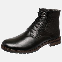 Bota Urbana em Couro Mega Boots Preto 50004 - Mega Boots | Botas e Coturnos em couro