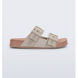 Mini Melissa Chinelo Cozy Slide M Lover - Bege - 1... - Loja Mônica's