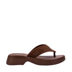 Melissa Chinelo Flatform M Lover - Marrom - 148366 - Loja Mônica's