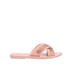 Mini Melissa Chinelo M Lover Slide - Rosa - 14544 - Loja Mônica's