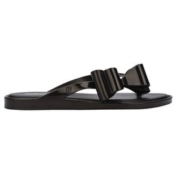 Melissa Chinelo Flip Flop Cute - Preto - 143081 - Loja Mônica's