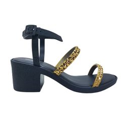 Sandália Fem. Melissa Glowing Heel - Preto - 14065... - Loja Mônica's