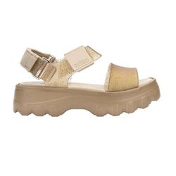 Sandália Fem. Melissa Kick Off Sandal Shiny - Bege... - Loja Mônica's