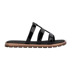 Chinelo Fem. Melissa Path Slide - Preto - 144699 - Loja Mônica's