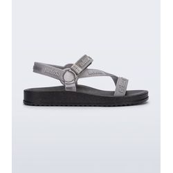 Melissa Sandália Stripes M Lover Metallic - Preto ... - Loja Mônica's