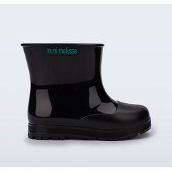 Mini Melissa Bota Welly Baby - Preto - 148859 - Loja Mônica's
