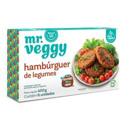 Hambúrguer de Legumes - 400g - Mr.Veggy