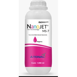 TINTA SOLVENTE NanoJet MS-7 - MAGENTA 1L - Loja NanoJet