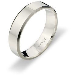 Aliança De Prata 950 1002d.3 - Lojão Das Alianças