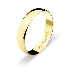 Aliança De Ouro 18k 750 10045.1 - Lojão Das Alianças