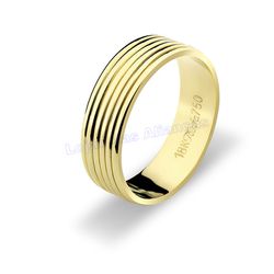 Aliança Em Ouro 18k 750 - AL10021.1 - LOJAODASALIANCAS