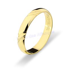 Aliança Em Ouro 18k 750 - AL10027.1 - LOJAODASALIANCAS