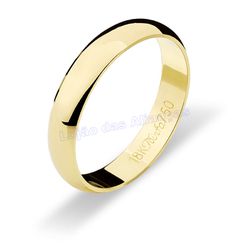 Aliança Em Ouro 18k 750 - AL10069.1 - LOJAODASALIANCAS