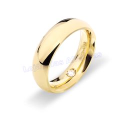 Aliança Em Ouro 18k 750 - AL10071.1 - LOJAODASALIANCAS