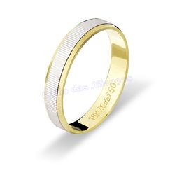 Aliança Em Ouro 18k 750 - AL10075.1 - LOJAODASALIANCAS