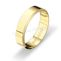 Aliança De Ouro 18k 750 10093.1 - Lojão Das Alianças