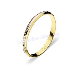 Aliança Em Ouro 18k 750 - AL10155.1 - LOJAODASALIANCAS