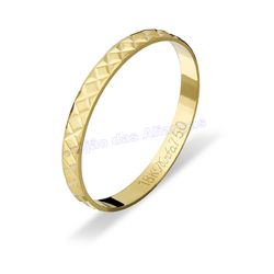 Aliança De Ouro 18k 750 10170.1 - Lojão Das Alianças