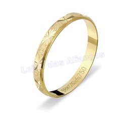 Aliança Em Ouro 18k 750 - AL10172.1 - LOJAODASALIANCAS