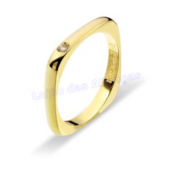 Aliança Em Ouro 18k 750 - AL10177.1 - LOJAODASALIANCAS