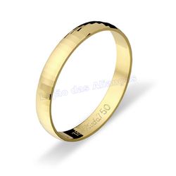 Aliança Em Ouro 18k 750 - AL10200.1 - LOJAODASALIANCAS